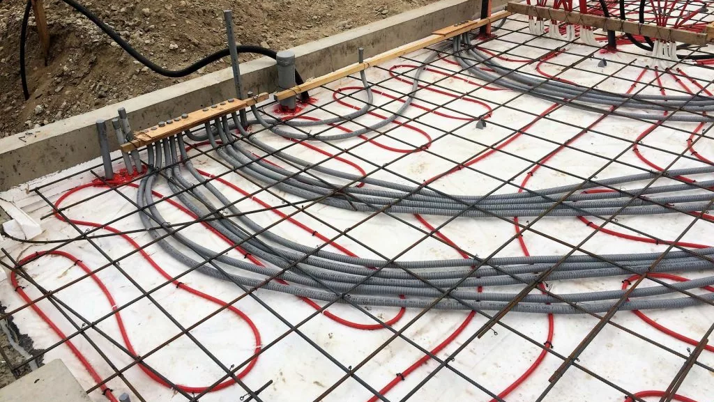 underfloor heating installation